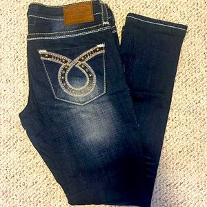 Big Star Women's Skinny Jeans - Dark Blue